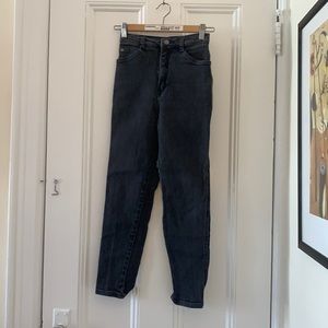 Black high waisted skinny jeans